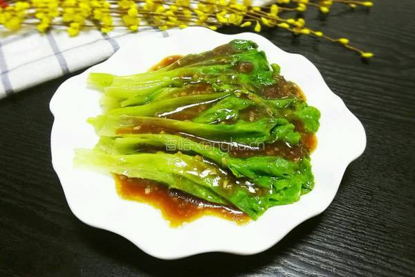 蚝油生菜的做法图解9