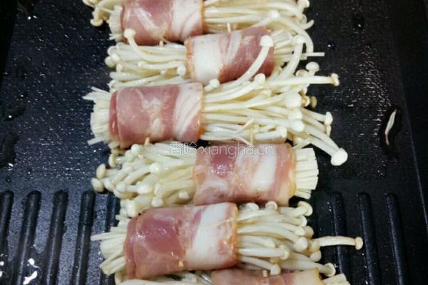 培根金针菇的做法图解6