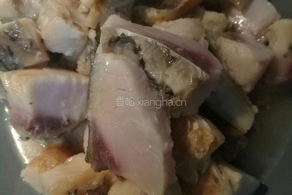 咸鱼烧肉的做法图解3