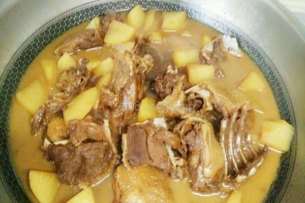 大鹅炖土豆的做法图解12