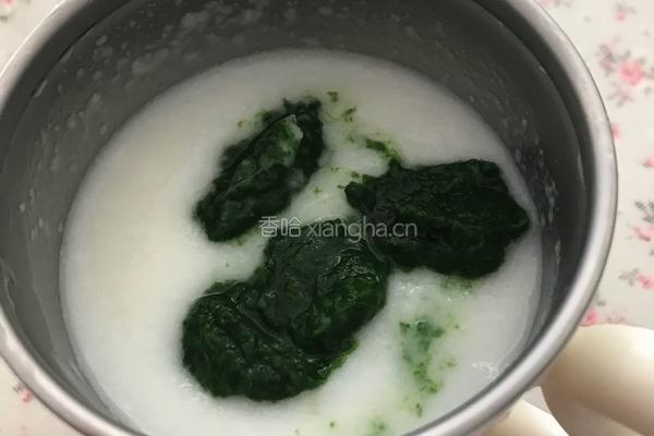 米粉菠菜泥的做法图解7