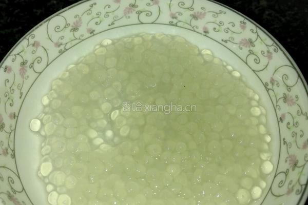西米露巧克力奶茶的做法图解7
