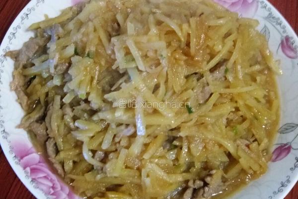 葱香土豆肉丝的做法图解8