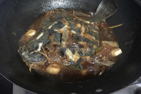 酱烧多宝鱼的做法图解9