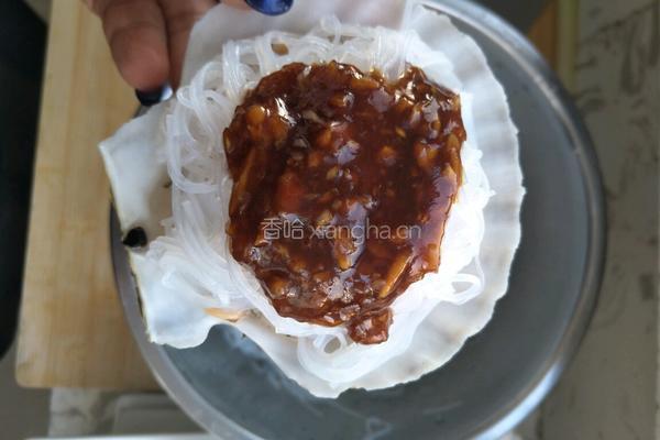 蒜末粉丝蒸扇贝的做法图解6