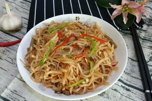 肉炒酸萝卜的做法图解7