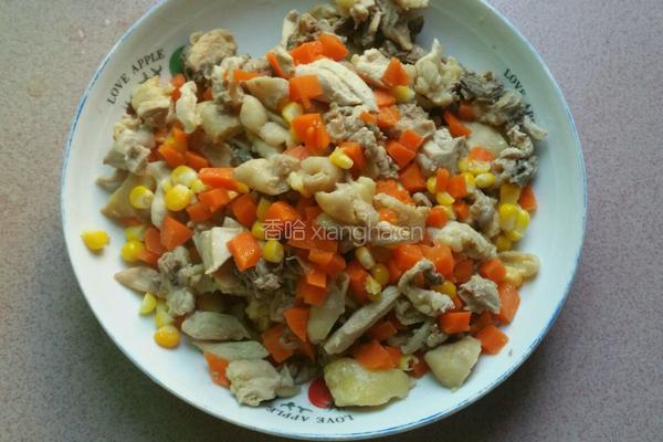 南瓜鸡肉盅的做法图解6