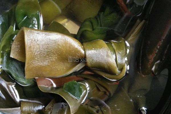 海带炖老鸭汤的做法图解1