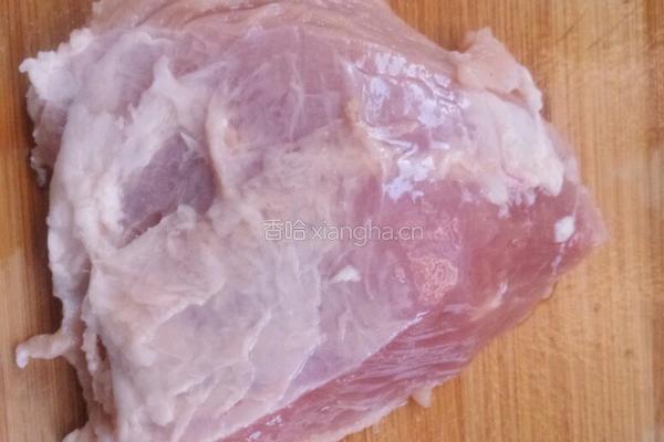 肉丝炒洋葱的做法图解1
