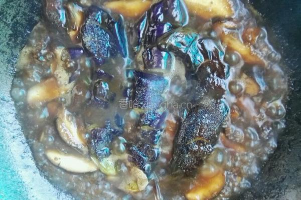 香菇茄子的做法图解5