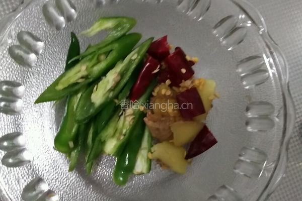 菜花炒肉的做法图解5
