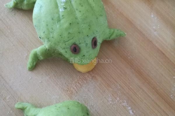 菠菜汁招财蛙的做法图解14