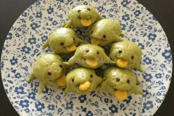菠菜汁招财蛙的做法图解16