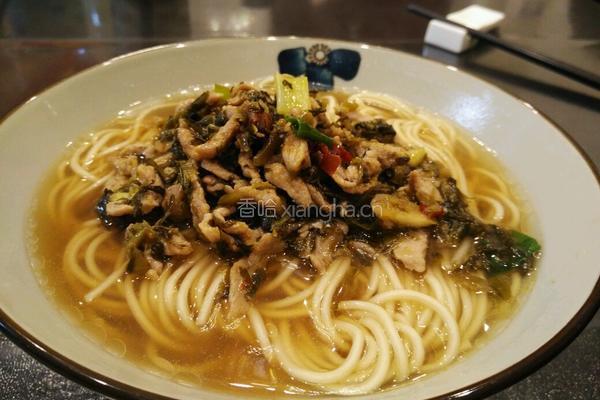 雪菜肉丝面的做法图解14