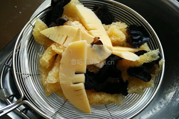 皮肚炒杂蔬的做法图解4