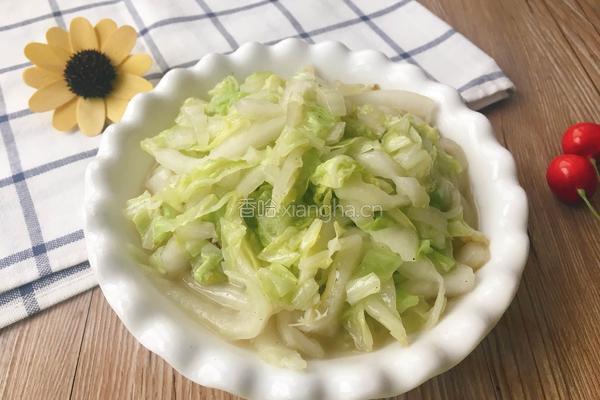 清炒白菜的做法图解5