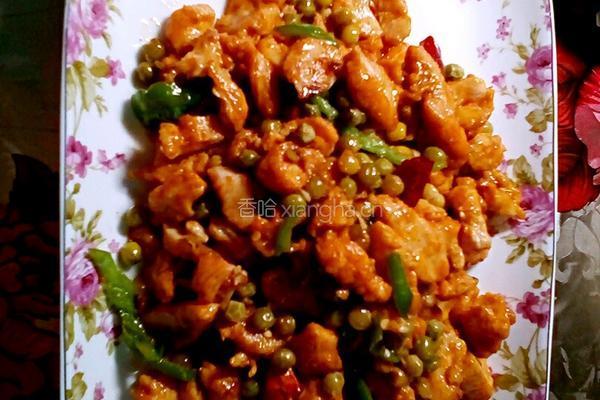 豌豆炒鸡柳