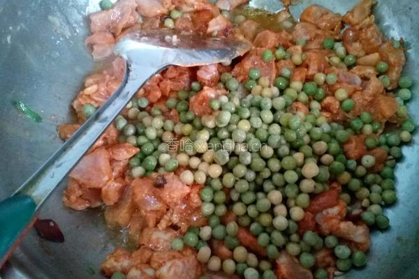 豌豆炒鸡柳的做法图解9