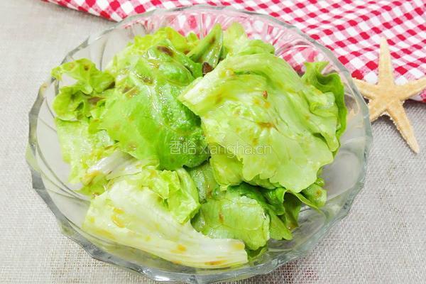 爽口生菜的做法图解5