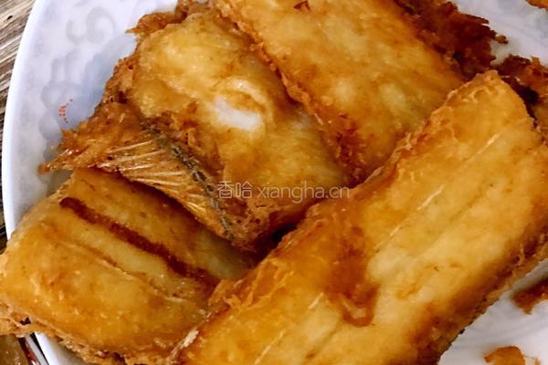 香酥炸带鱼的做法图解4