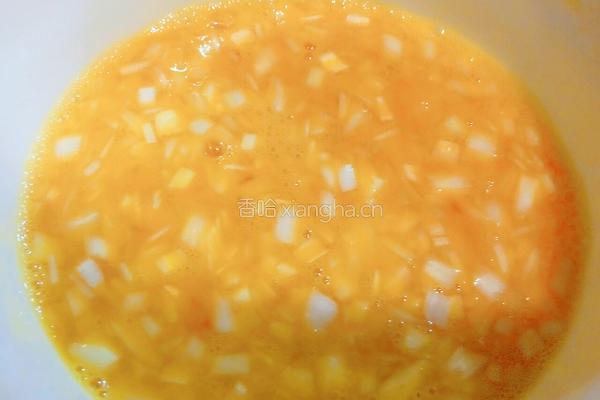 大葱煎蛋(煎蛋饼）的做法图解3