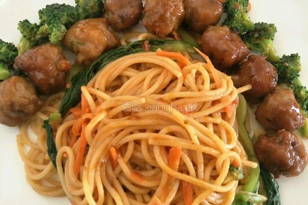肉丸意大利面的做法图解19