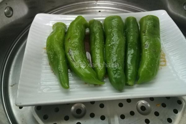 青椒酿肉的做法图解7