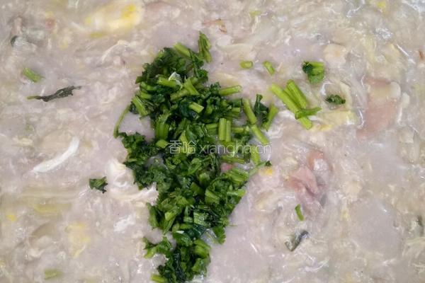 花生白菜疙瘩粥的做法图解13