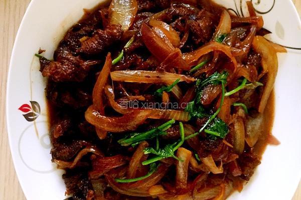 炒烤肉的做法图解10