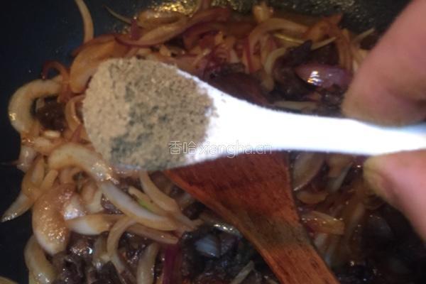 炒烤肉的做法图解8
