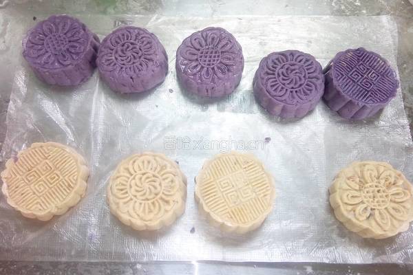 水晶双薯糯米饼的做法图解9