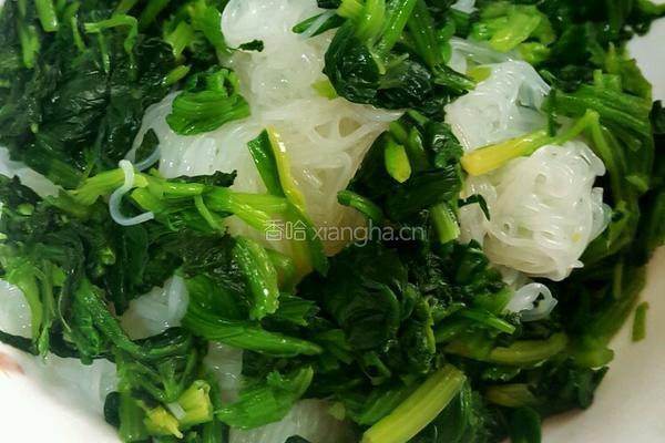 菠菜拌粉丝的做法图解6