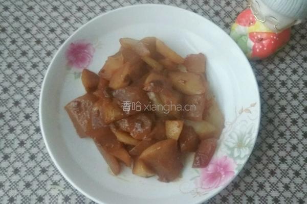 豆瓣酱烧萝卜