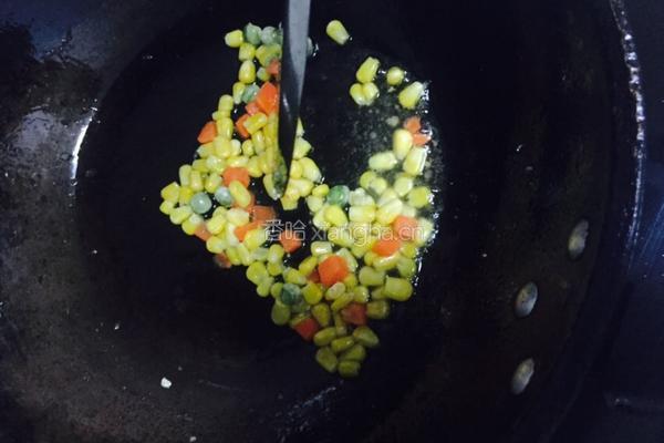 蔬菜蛋炒饭的做法图解6