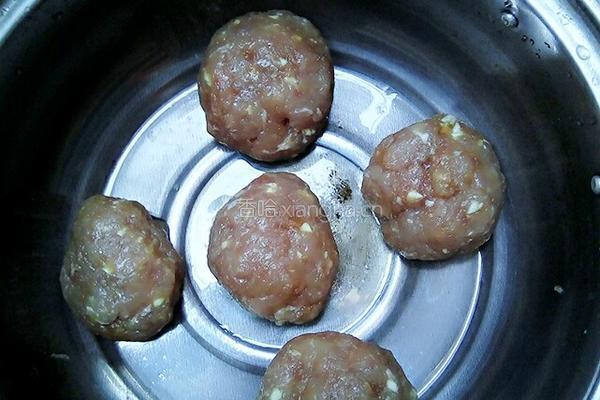 肉丸的做法图解7