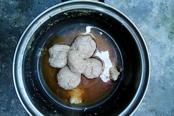 肉丸的做法图解10