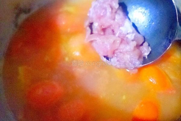 番茄瘦肉鲜汤的做法图解6