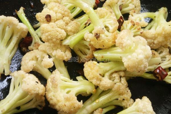 干锅肉丝菜花的做法图解9