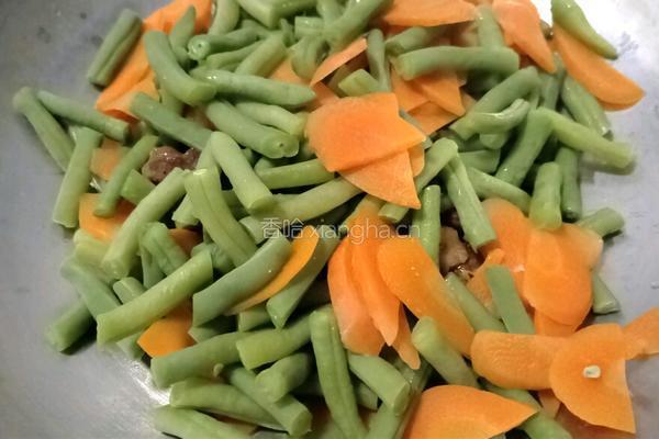 豆角炒肉的做法图解6