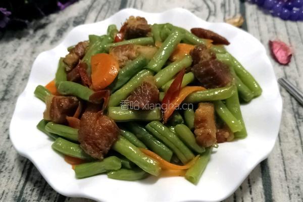 豆角炒肉的做法图解11