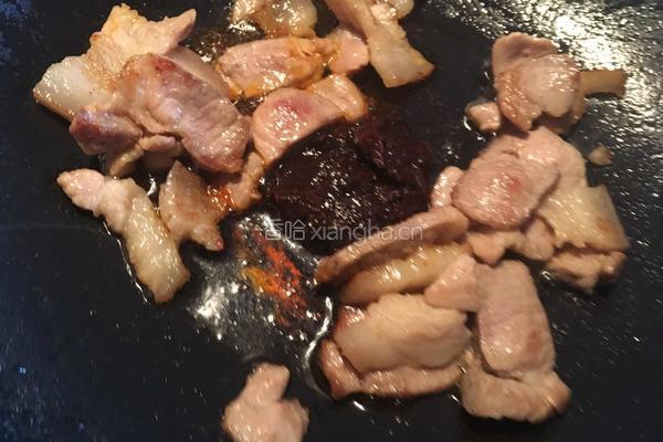 油条回锅肉的做法图解5