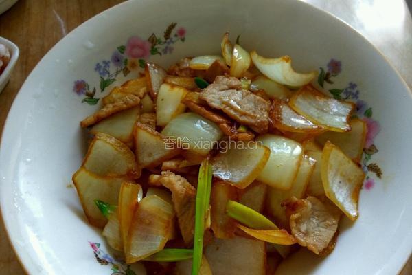 洋葱炒肉片
