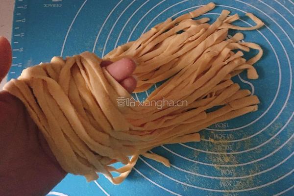 南瓜手擀面的做法图解8