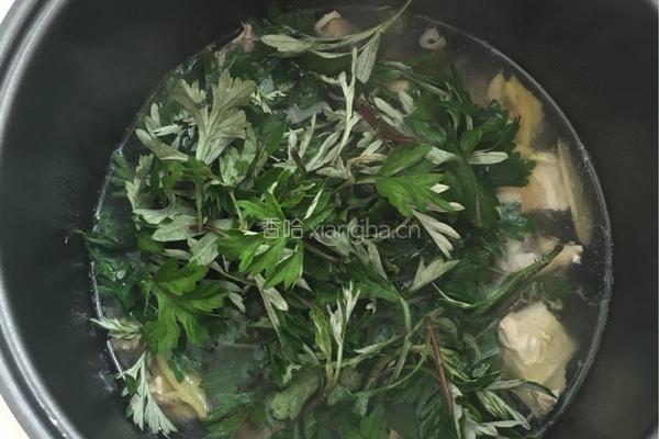 鲜艾煲嫩鸡汤的做法图解3