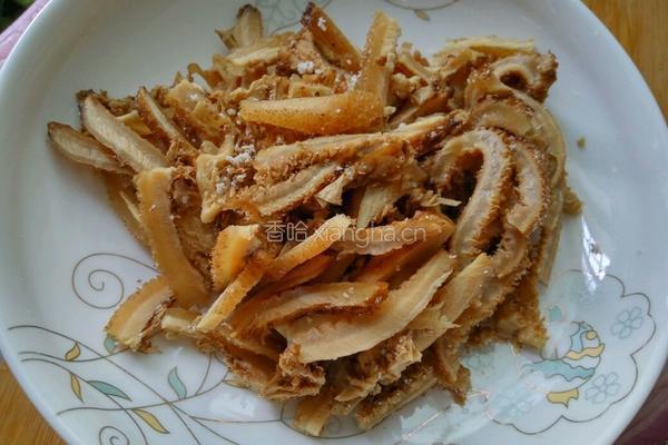 爆炒卤牛肚的做法图解2