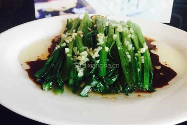 蒜蓉油麦菜的做法图解8