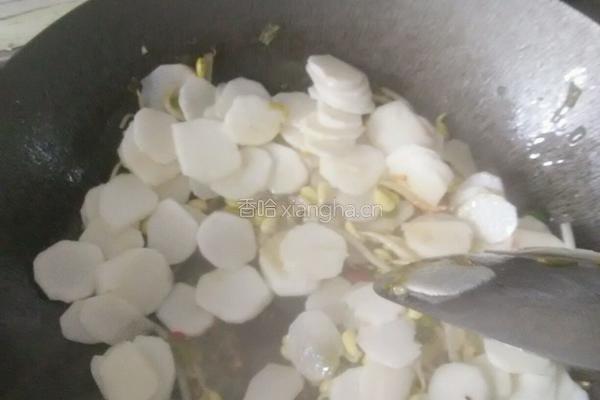 豆芽炒山药的做法图解6