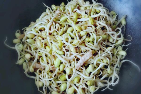 黄豆芽炒肉丝的做法图解7