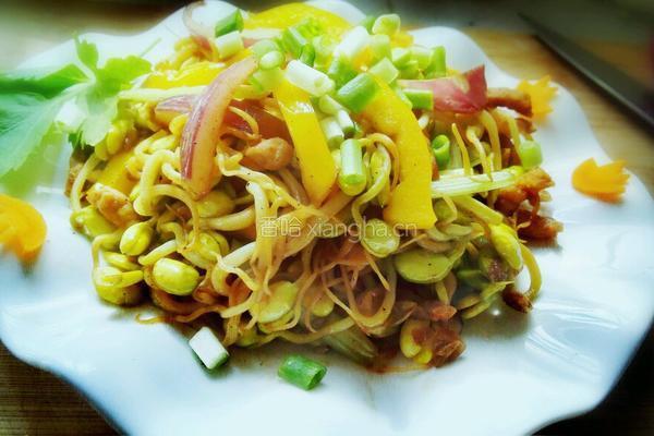 黄豆芽炒肉丝的做法图解11