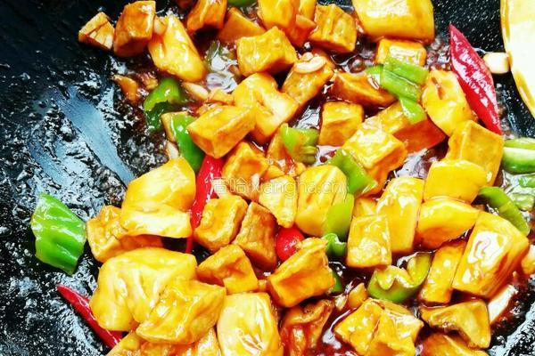 菠萝咕噜素肉的做法图解10